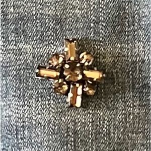 Plus size Blue jean skirt with stones